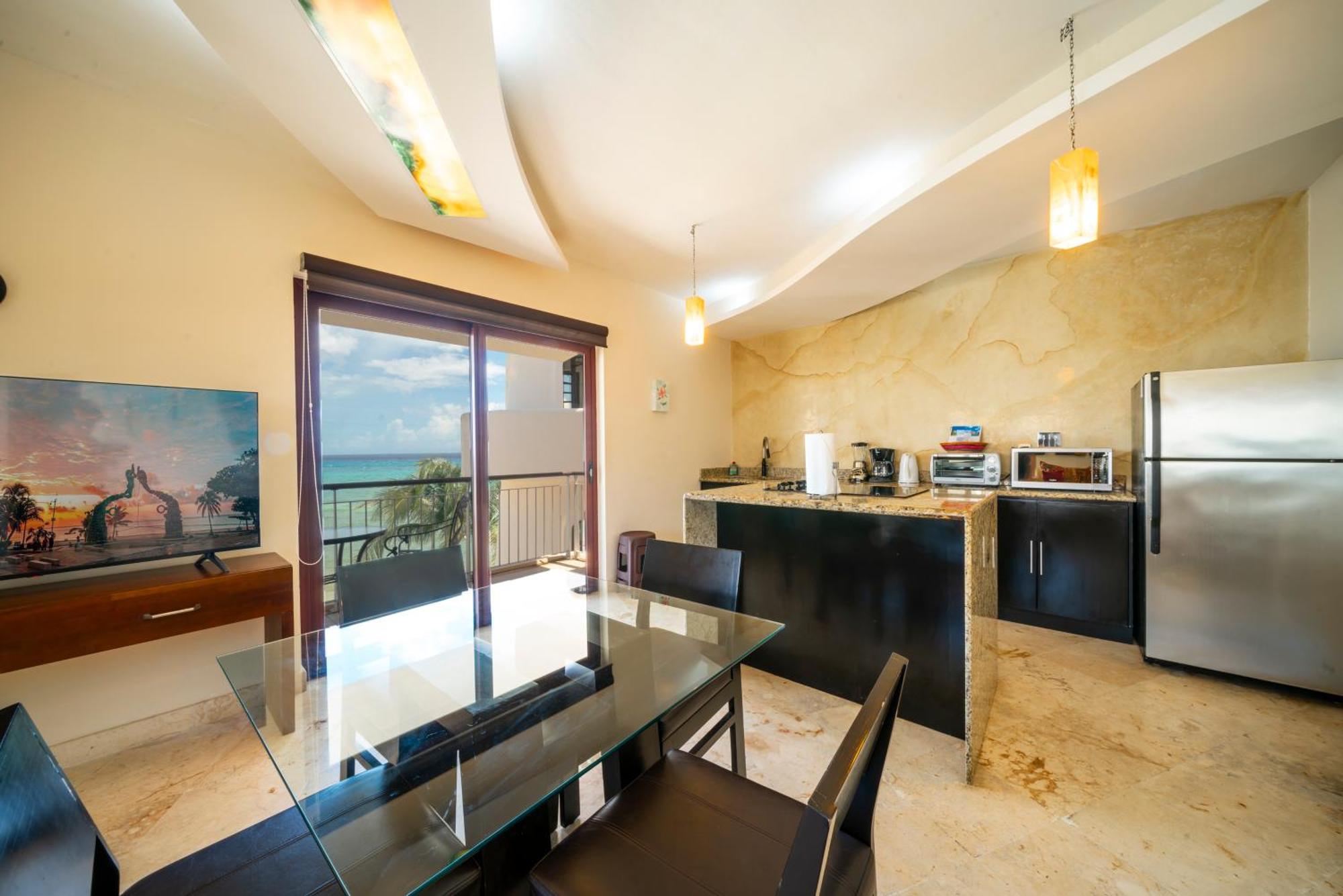 Beachfront 1 Bedroom Condo - El Faro, Surf 407 Playa del Carmen Esterno foto
