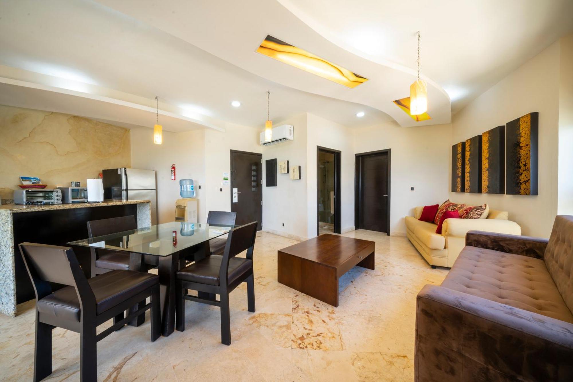 Beachfront 1 Bedroom Condo - El Faro, Surf 407 Playa del Carmen Esterno foto